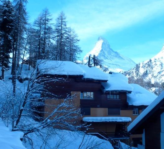 Studio Central Et Chaleureux 1 Zermatt Exterior photo